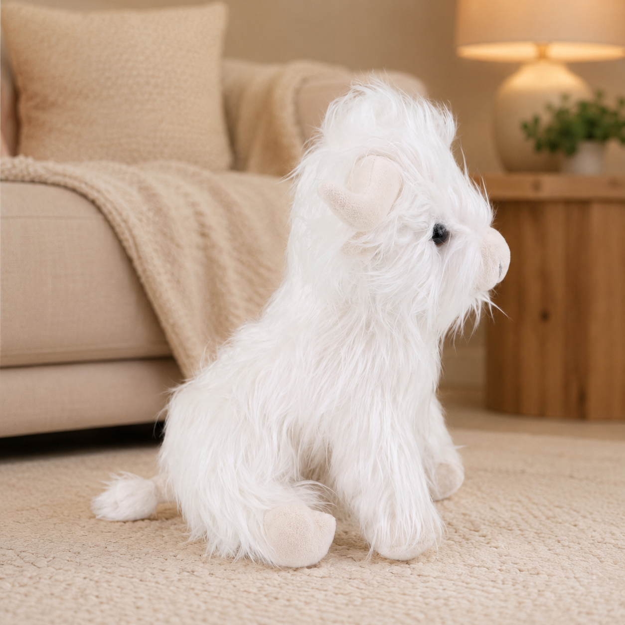 White Highland Cow Plush