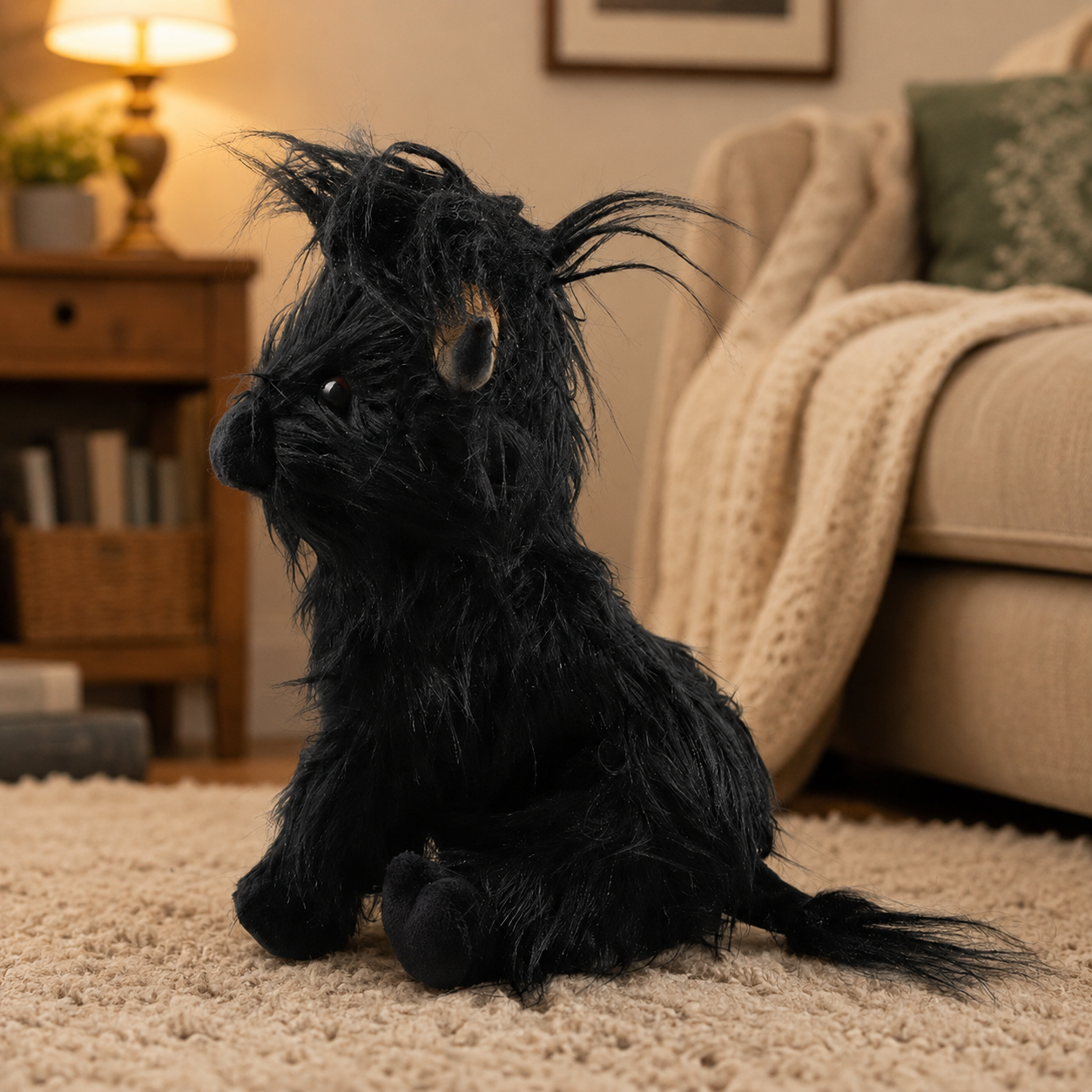 Black Highland Cow Plush