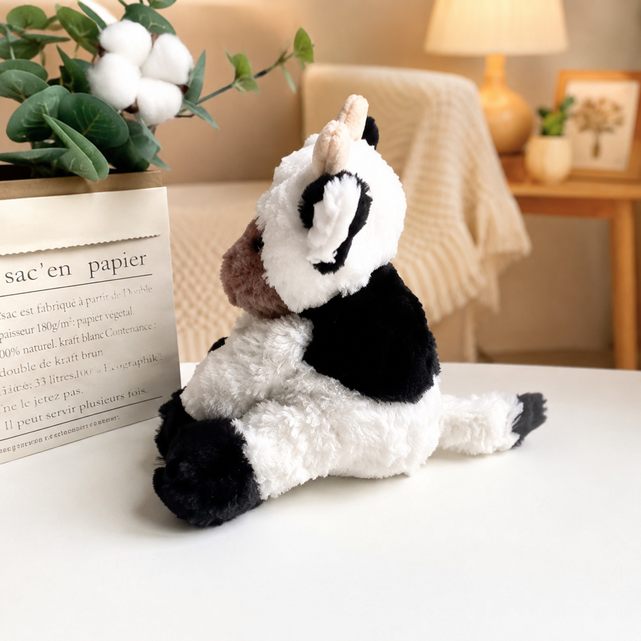 Fluffy Happy Cow Plush