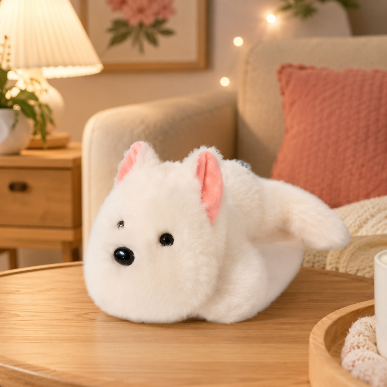 Fluffy Dog Wrist Pad Plush