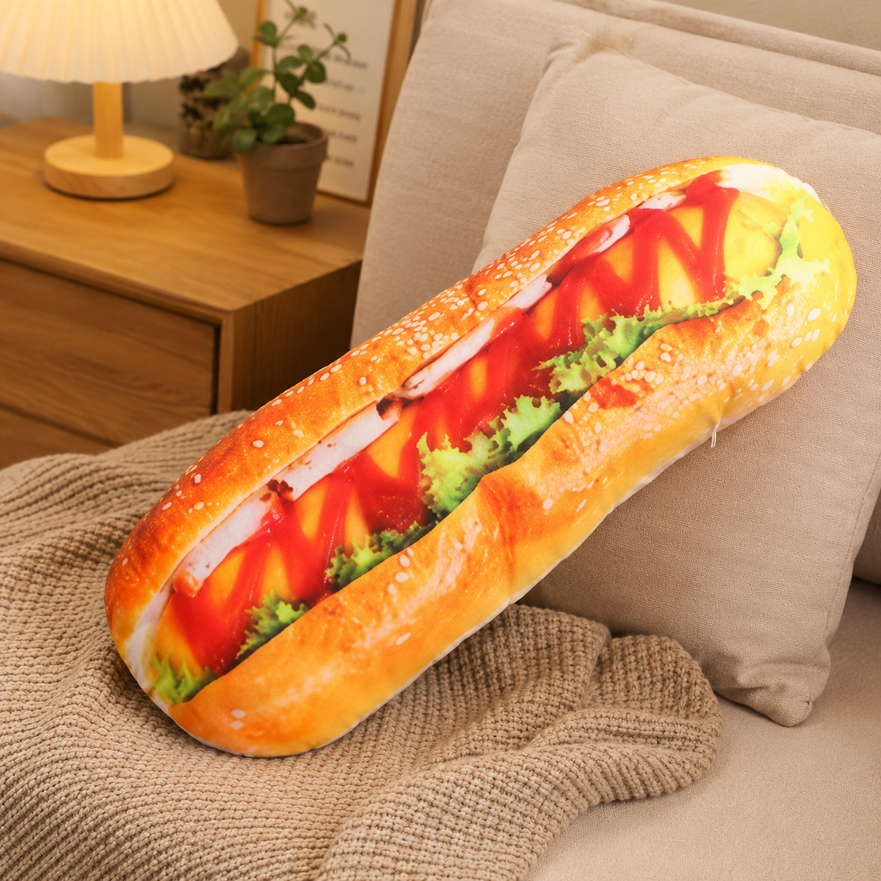 Squishy Hot Dog Plush
