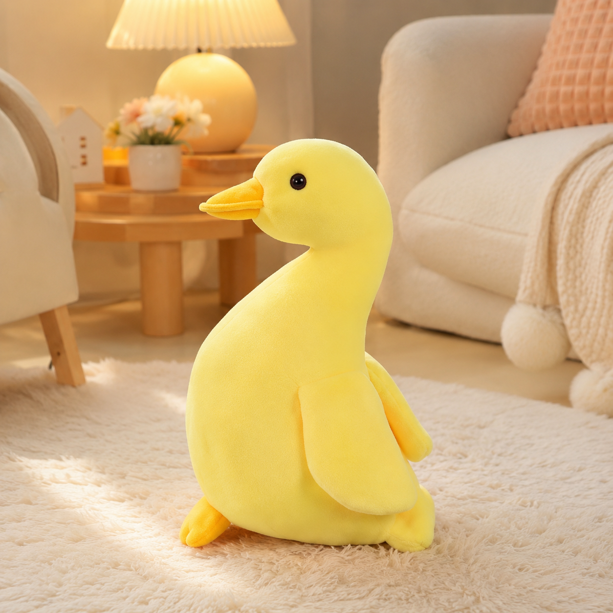 Cute Yellow Duck Plush