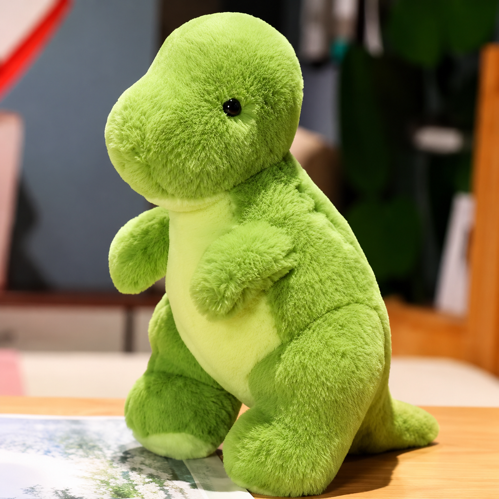 Soft Green Dinosaur Plush