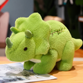 Soft Dark Green Dinosaur Plush