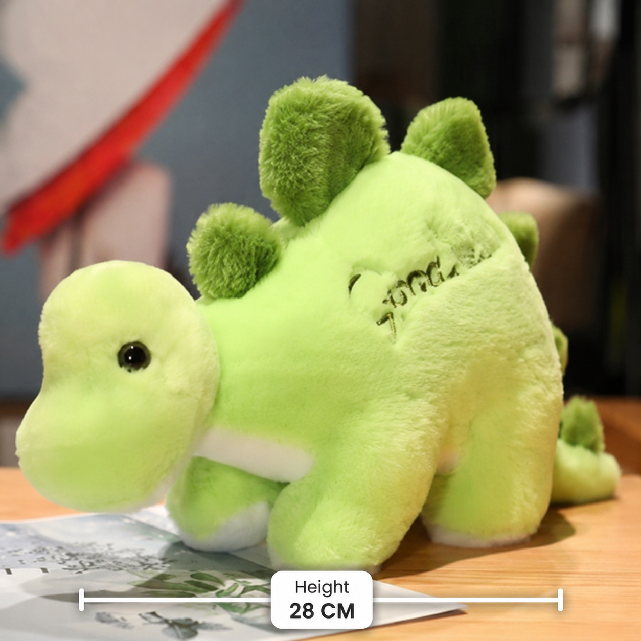 Soft Light Green Dinosaur Plush