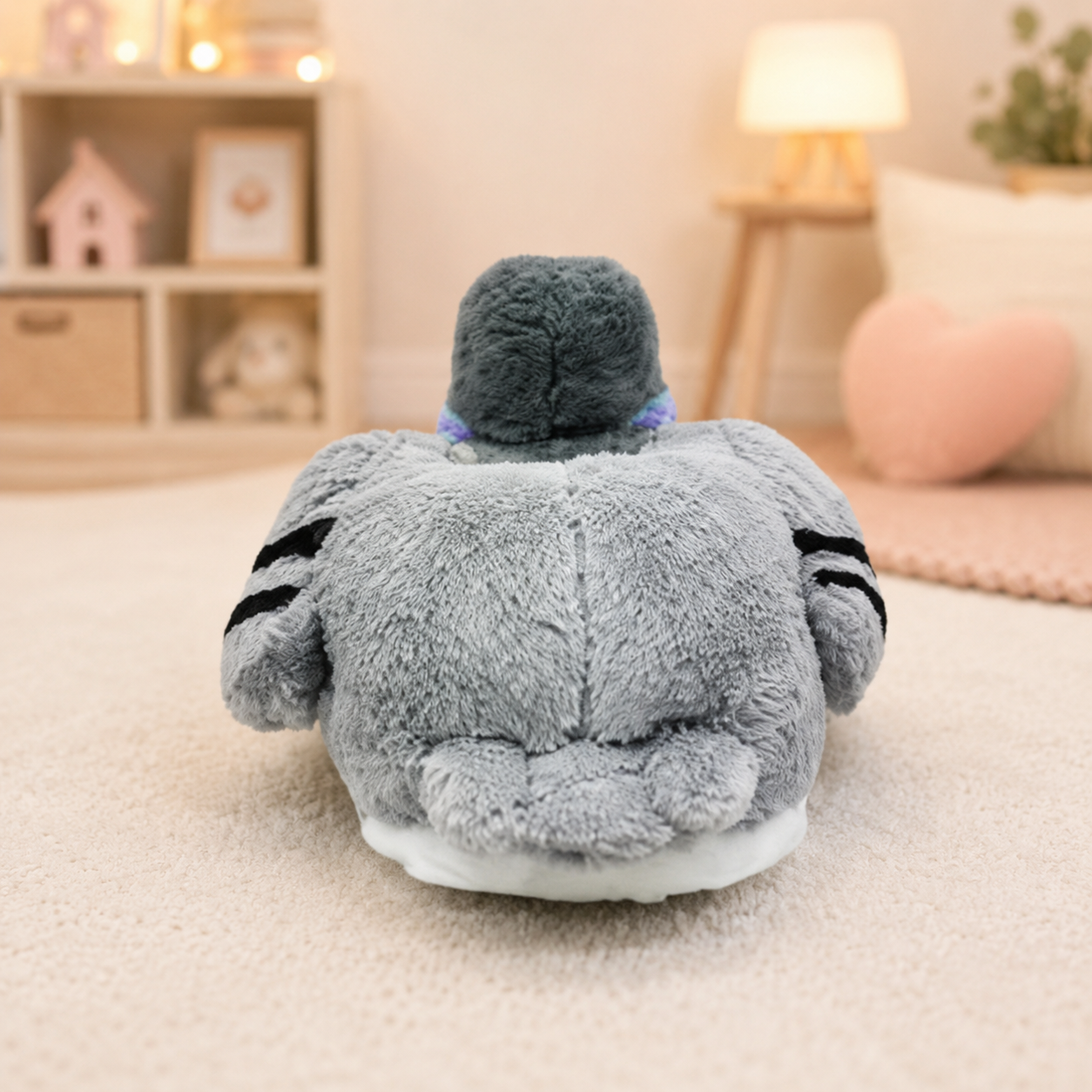 Cute Fluffy Pigeon Slippers