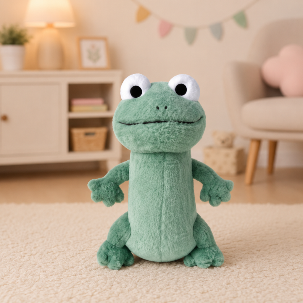 Adorable Green Lizard Plush