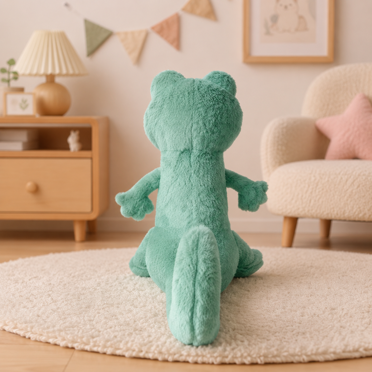 Adorable Green Lizard Plush