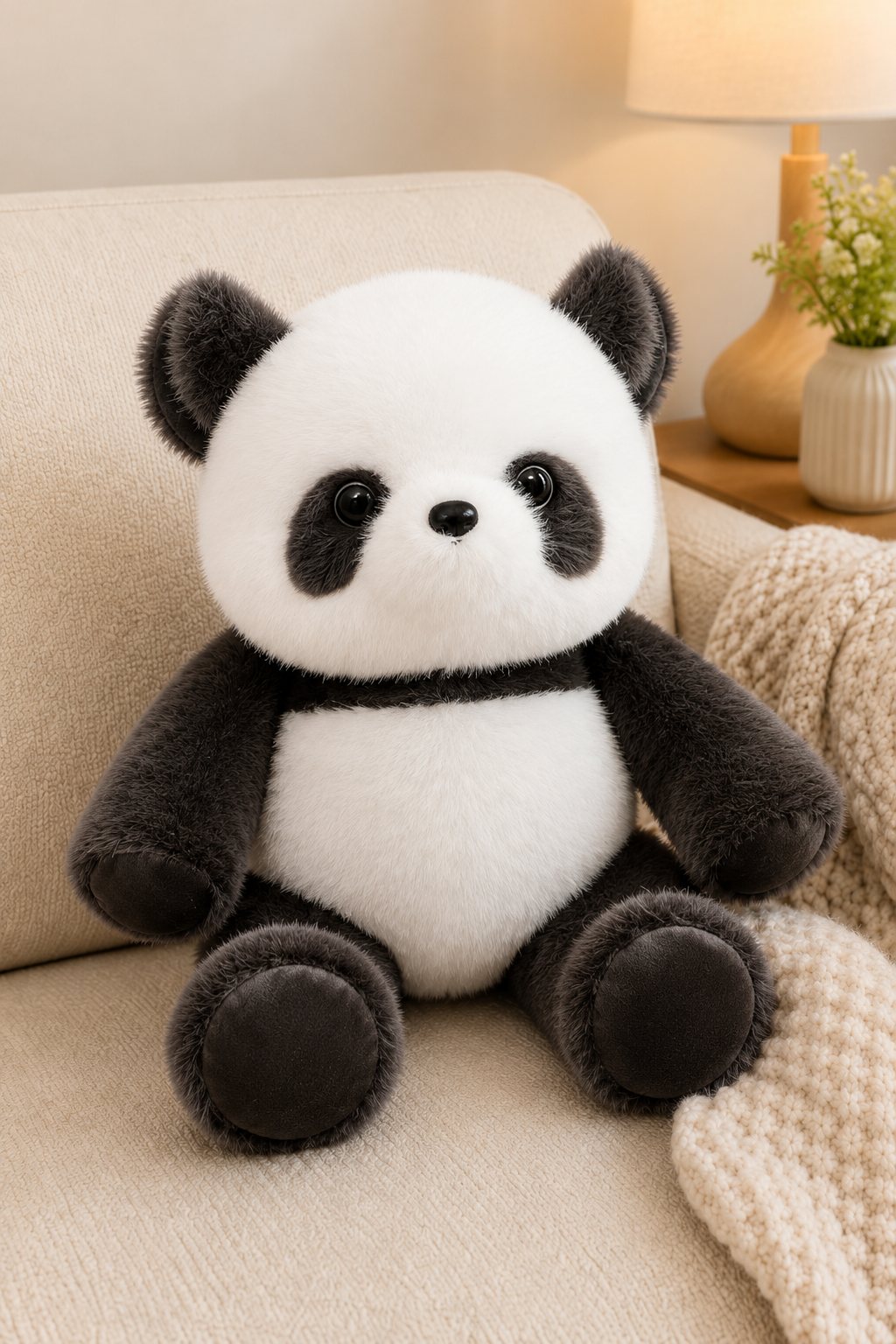 Soft Fluffy Panda Plush
