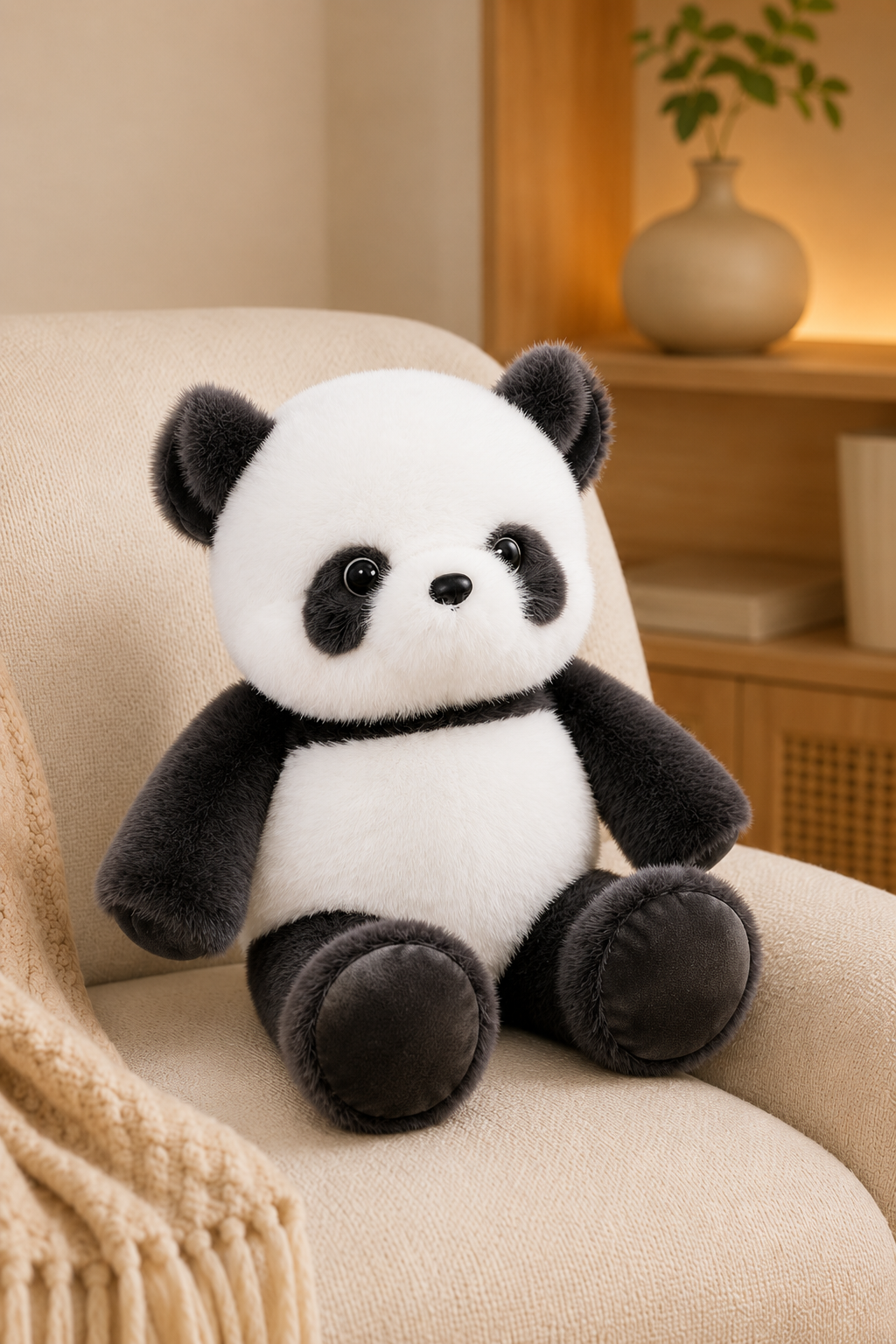 Soft Fluffy Panda Plush