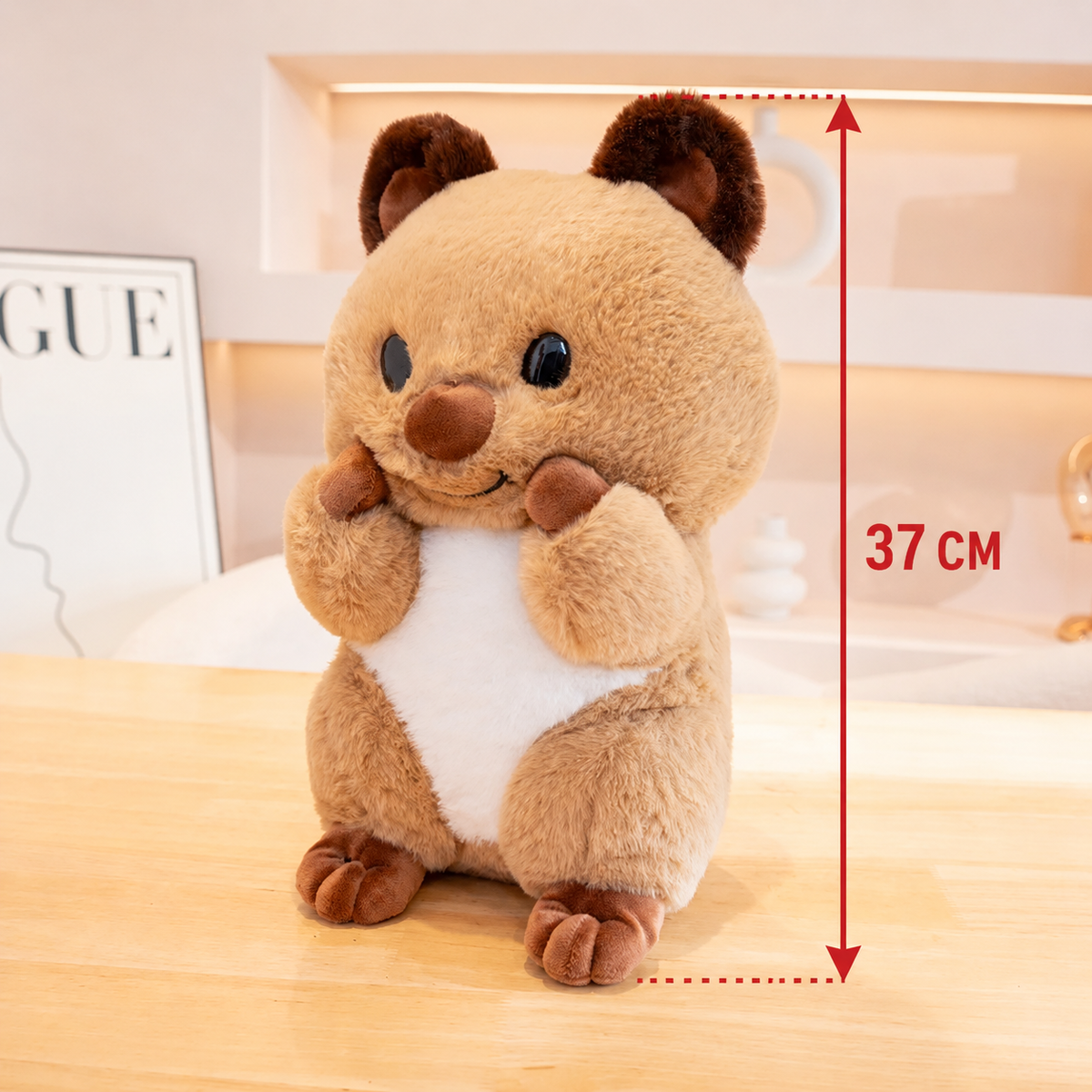 Adorable Fluffy Quokka Plush