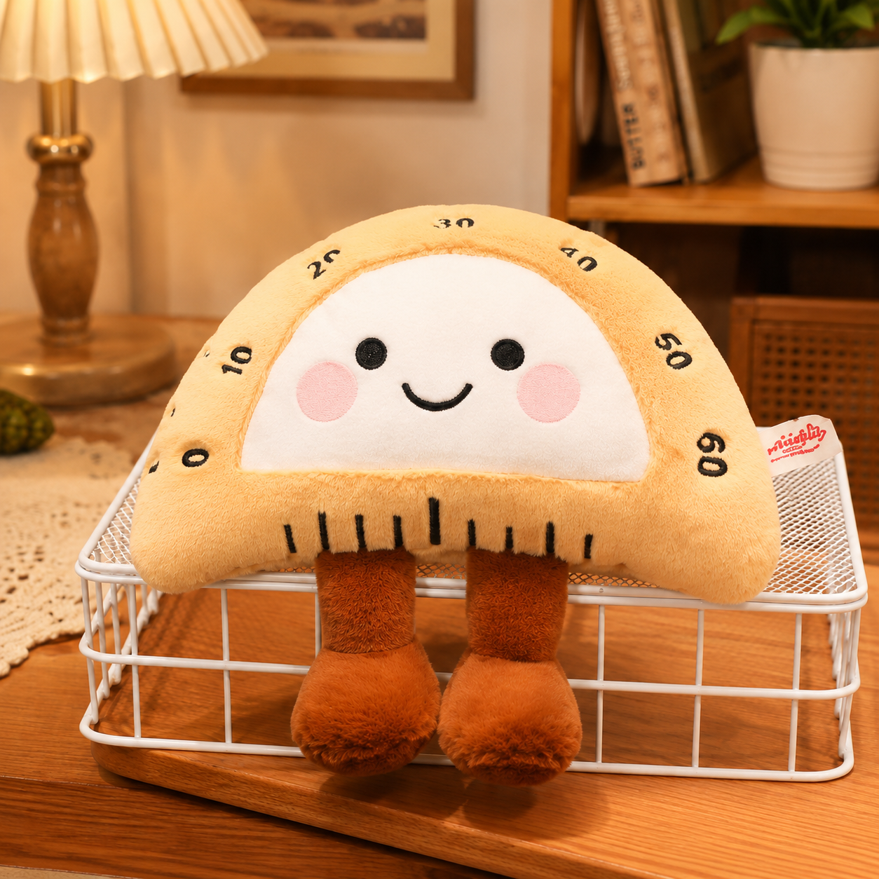 Happy Fluffy Protractor Plush