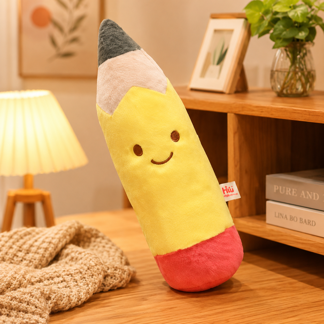 Cute Happy Pencil Plush