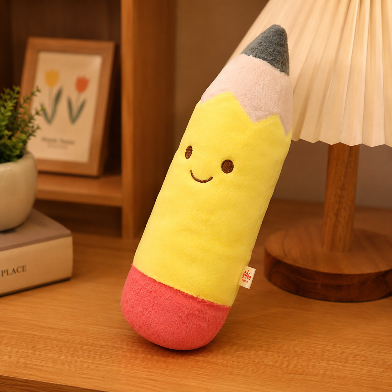 Cute Happy Pencil Plush