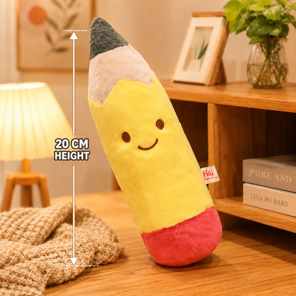 Cute Happy Pencil Plush