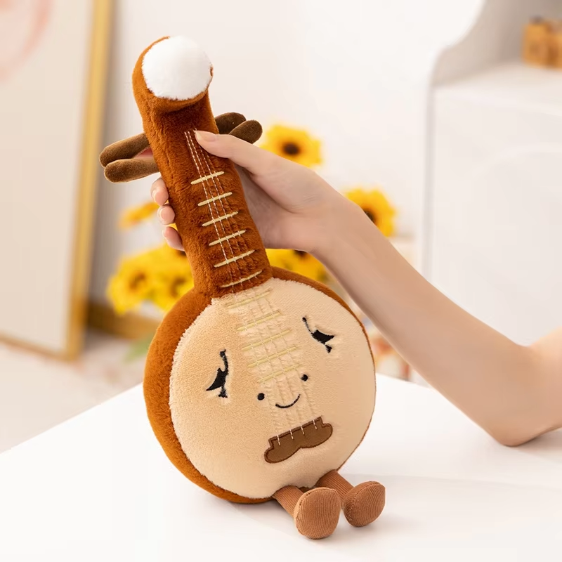 Happy Ruan Moon Guitar Plush