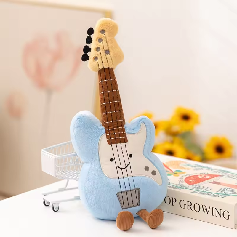 Happy Electric Guitar Plush
