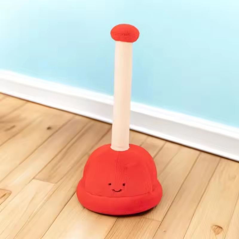 Happy Fluffy Plunger Plush