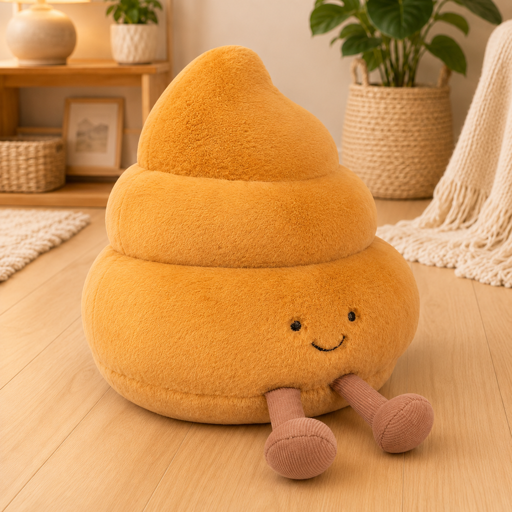 Happy Fluffy Poo Plush