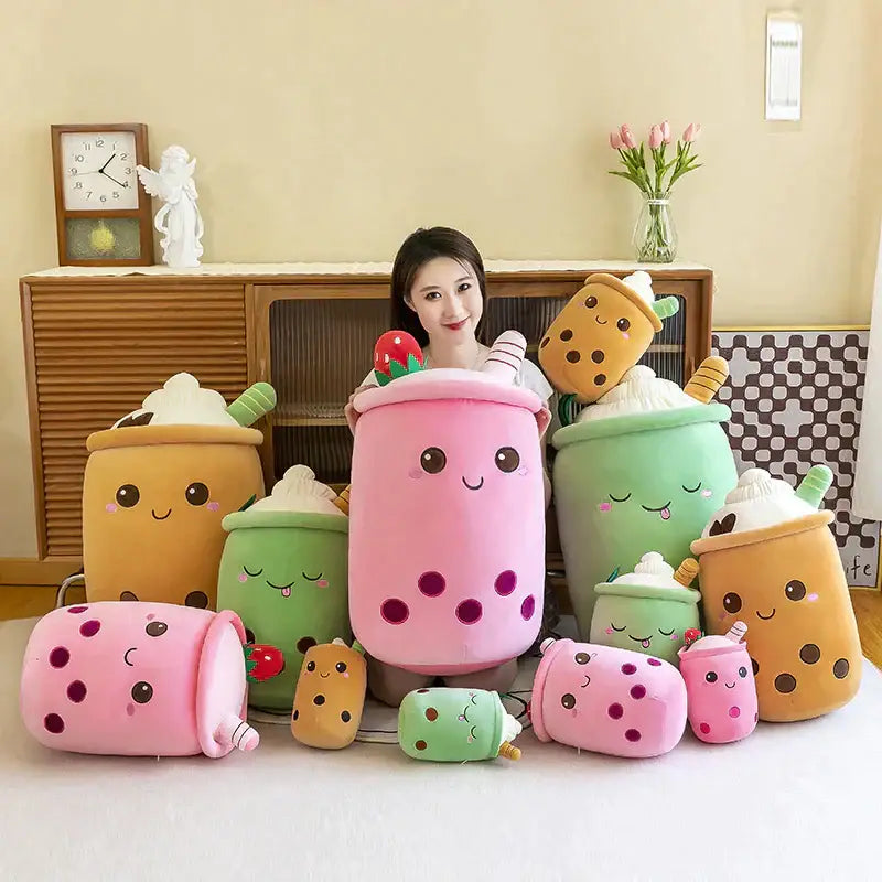 Blushing Pink Bubble Tea Plushie