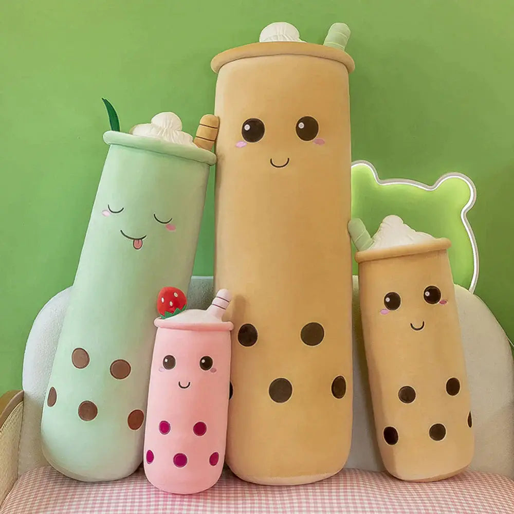 Classic Long Bubble Tea Pillow Plushie