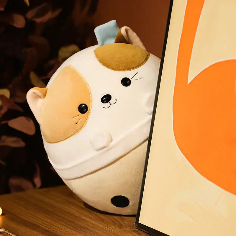 Kawaii Kitty Bubble Tea Plushie