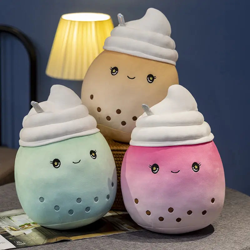 Green Ice Cream Bubble Tea Plushie