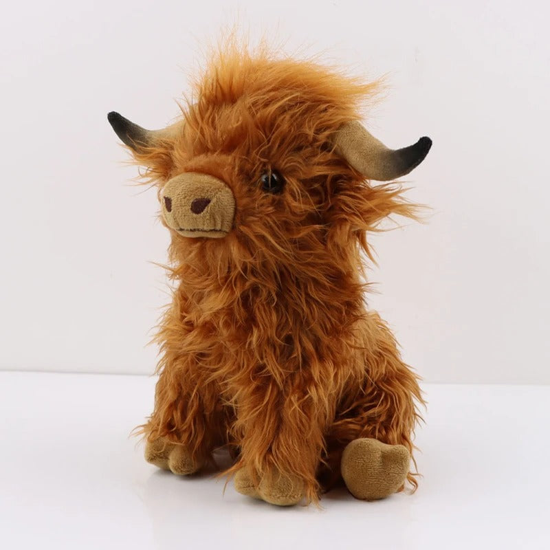 Brown Highland Cow Plush