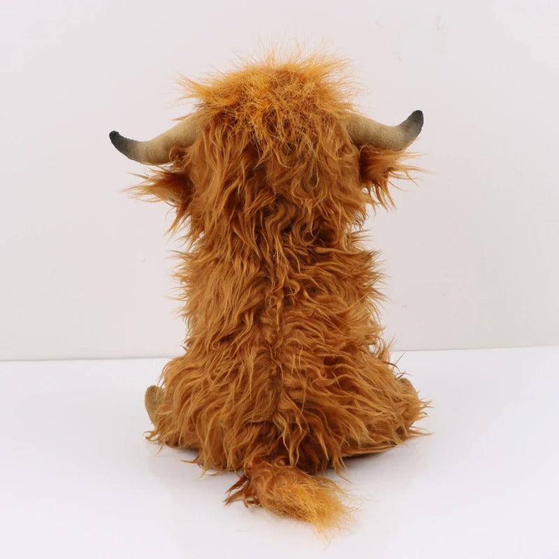 Brown Highland Cow Plush