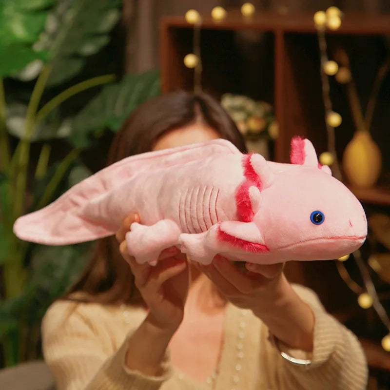 Pink Axolotl Plush