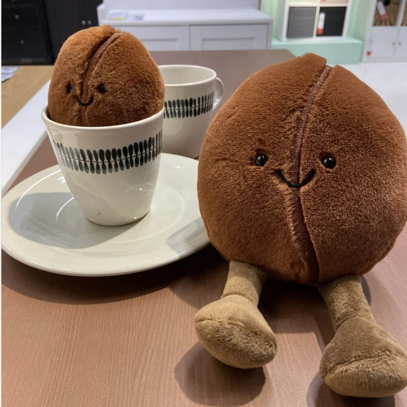 Cute Coffee Bean Plush