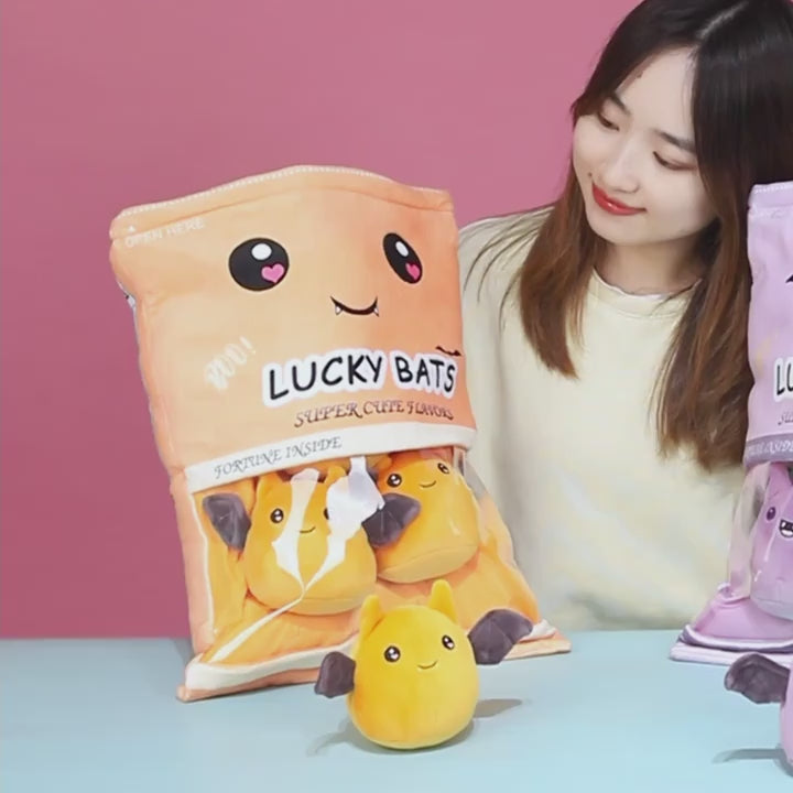 Bat Plushies Stuffed Bag