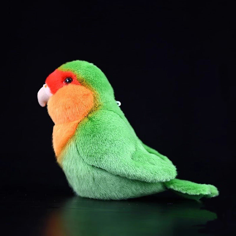 Realistic Peach Face Love Bird Plush
