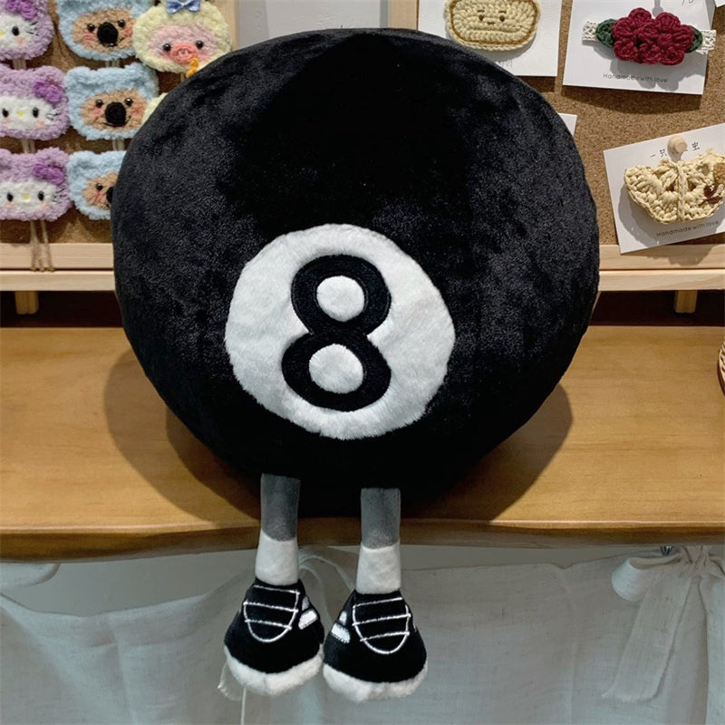Big Billiard Eight Ball Plush