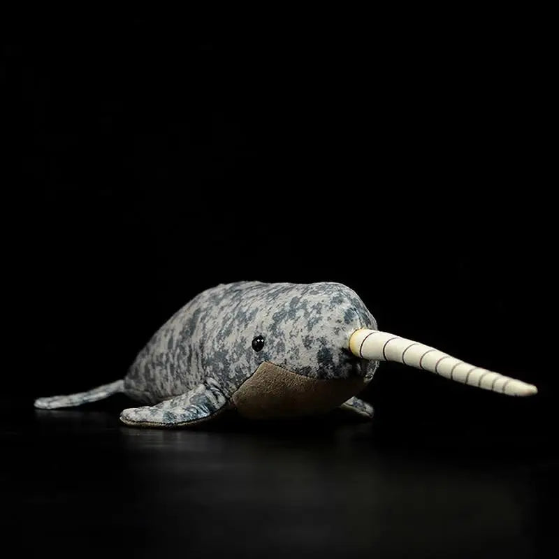 Realistic Narwhal Plush