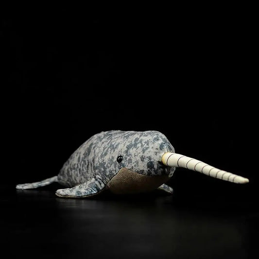 Realistic Narwhal Plush