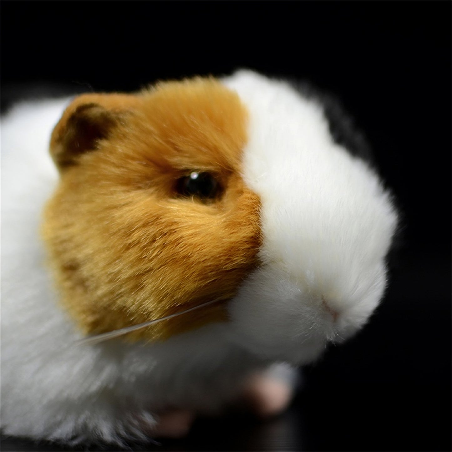 Realistic Tricolour Guinea Pig Plush