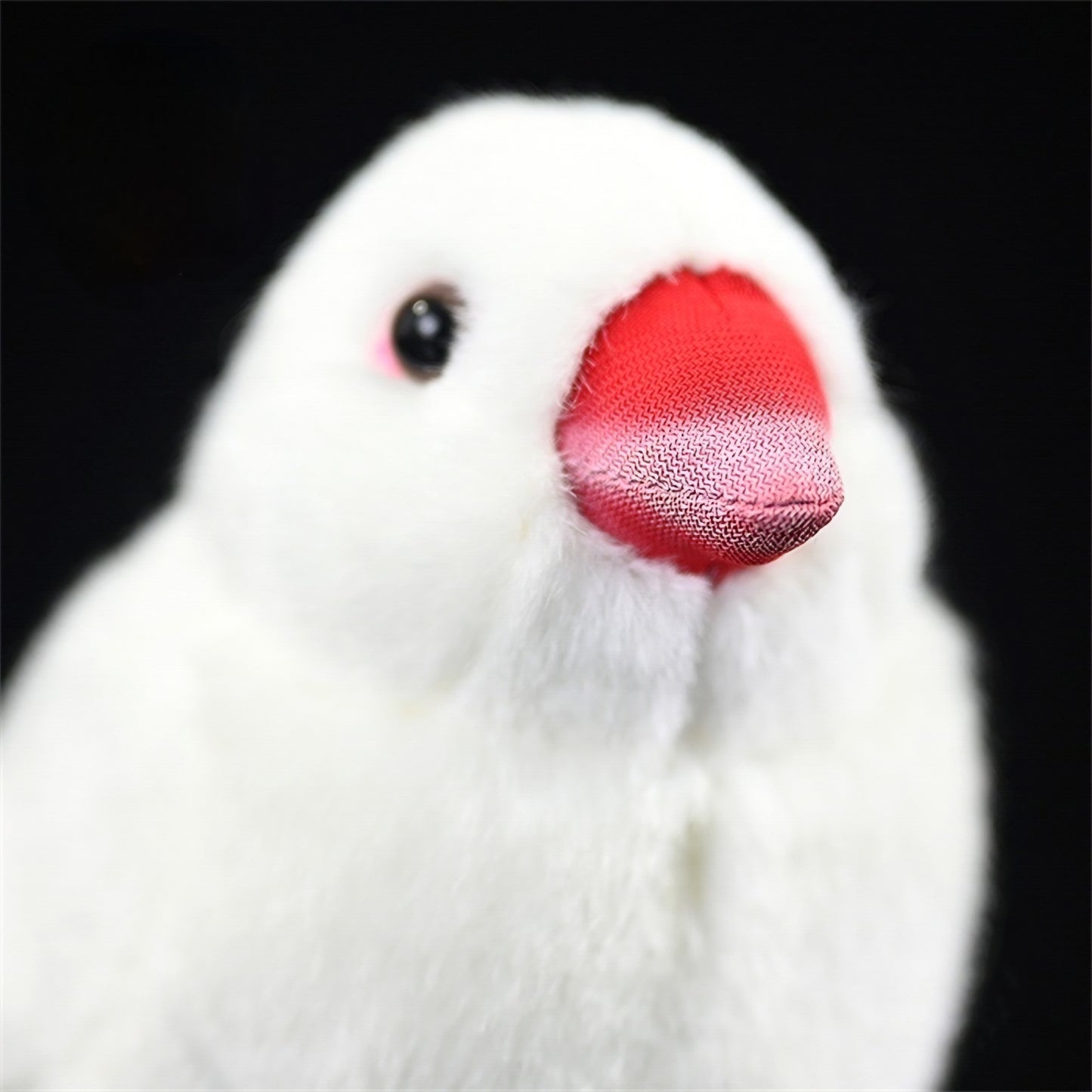 Realistic White Java Bird Plush