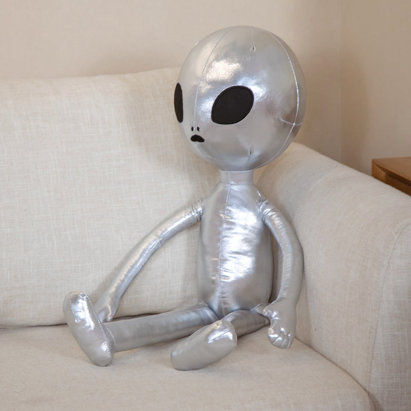 Silver Alien Plush