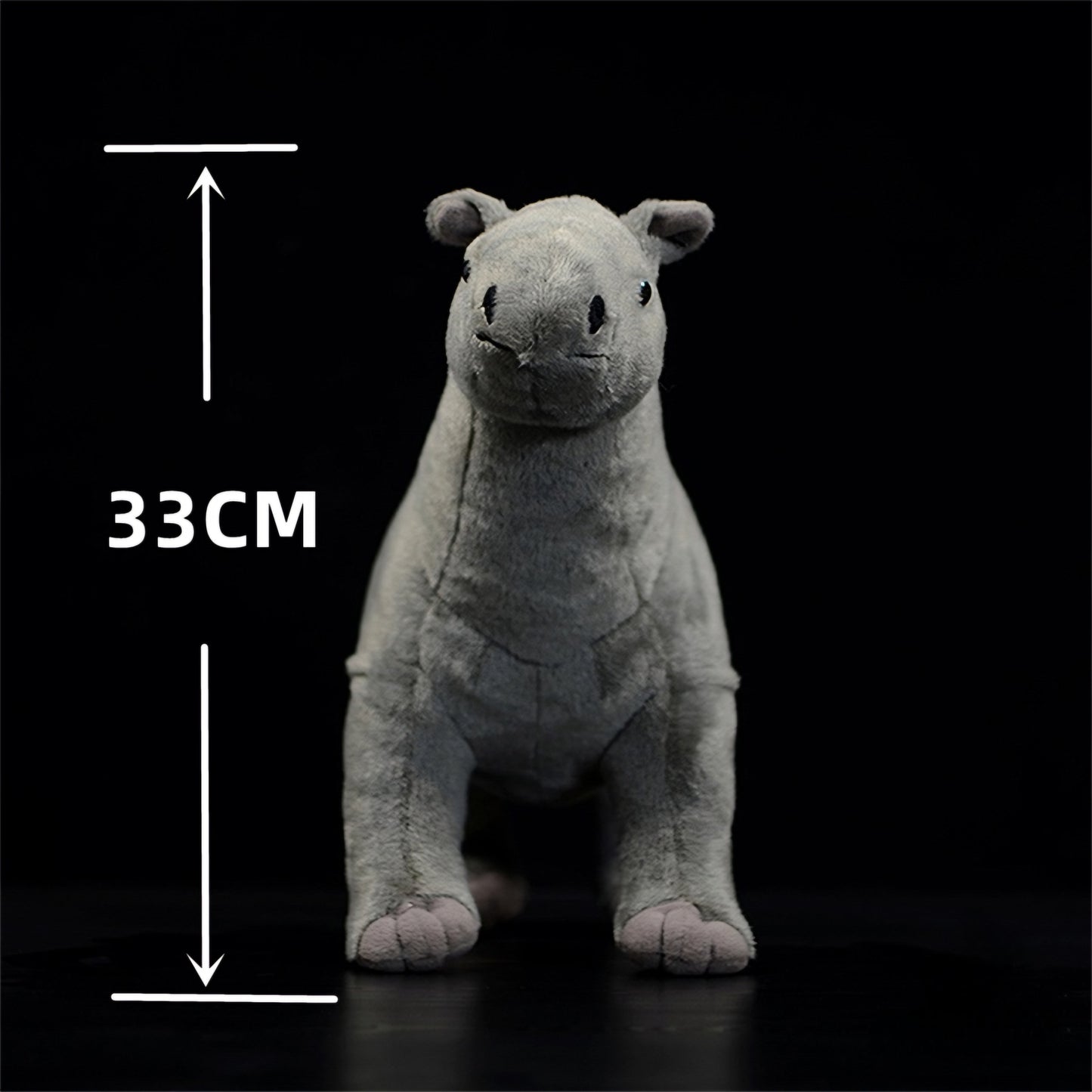 Realistic Paraceratherium Rhino Plush