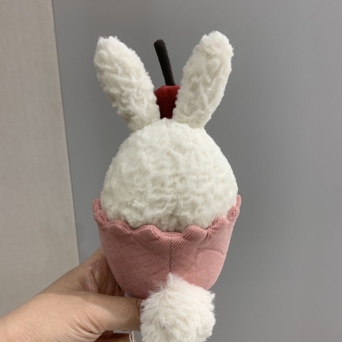 Bunny Cupcake Cherry Plush