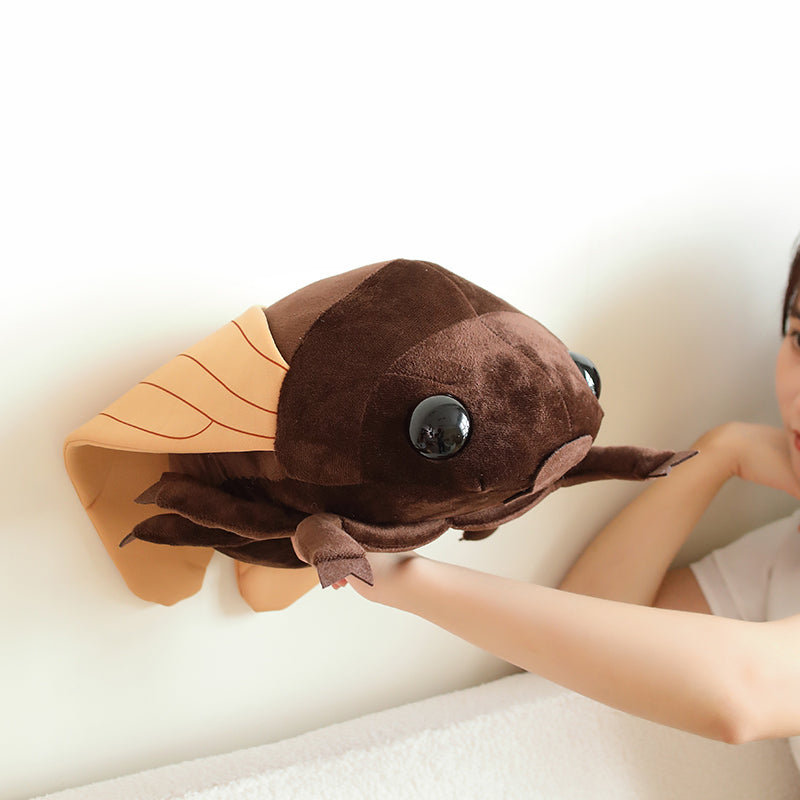 Cute Brown Cicada Bug Plush