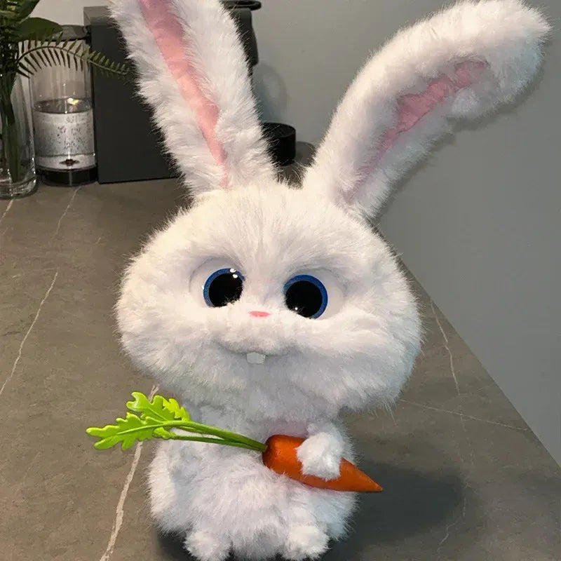 Cute Fluffy Bunny Carrot Plush