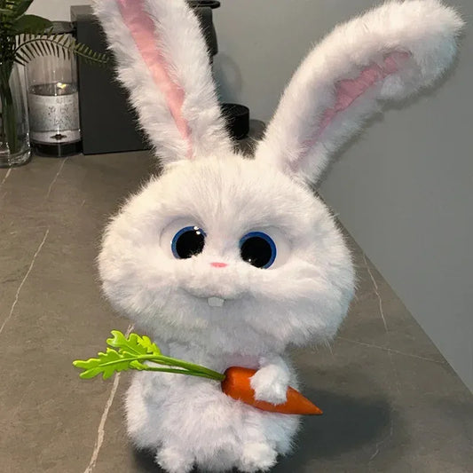 Cute Fluffy Bunny Carrot Plush