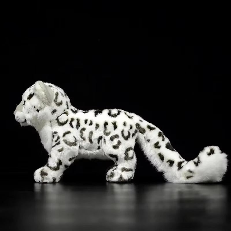 Realistic Baby Snow Leopard Plush