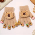 Cute Soft Capybara Gloves