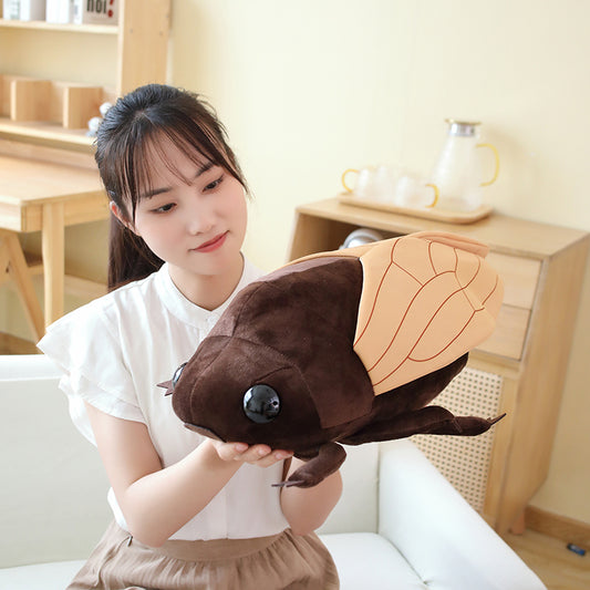 Cute Brown Cicada Bug Plush