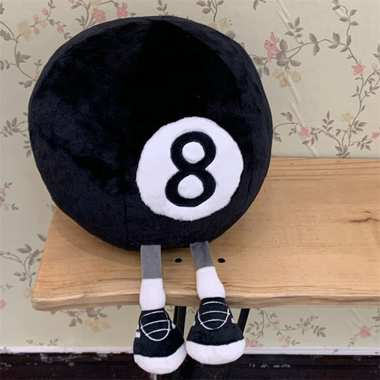 Big Billiard Eight Ball Plush