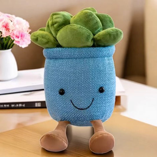 Blue Pot Cactus Plush