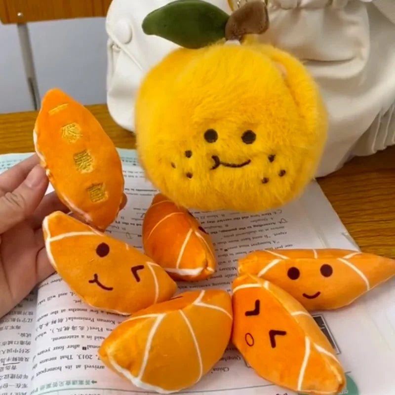 Kawaii Peelable Orange Plush